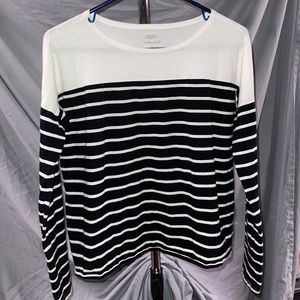 B&W striped long sleeve